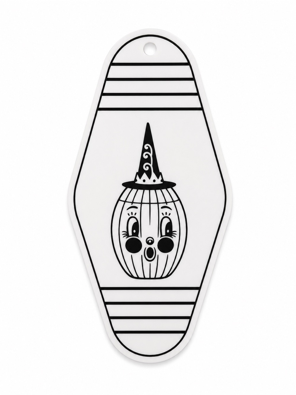 2/$25 Johanna Parker Inspired Pumpkin Motel Keychain | Retro Key Tag